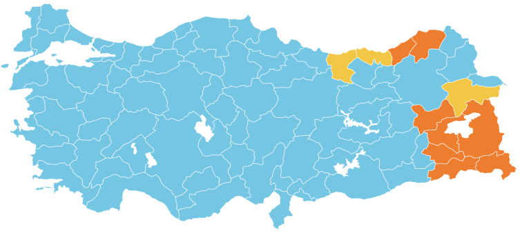 11 il için yoğun kar uyarısı